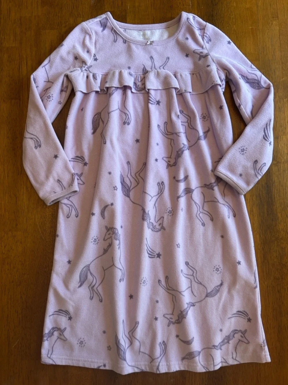 Purple Unicorn Fleece Nightgown | Girls 4-5 | Spring Pajamas | Carter’s
